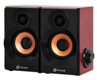 Колонки Оклик OK-161 2.0 черный/вишня 6Вт купить ЦИТ Колонки Оклик OK-161 2.0 черный/вишня 6Вт фото