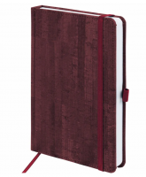 Ежедневник недатированный А5 138х213мм BRAUBERG Wood под кожу, резинка 136л, бордовый, 111675 купить ЦИТ Ежедневник недатированный А5 138х213мм BRAUBERG Wood под кожу, резинка 136л, бордовый, 111675 фото