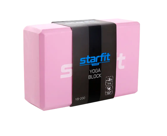 Блок для йоги STARFIT YB-200 EVA, 8 см, 115 гр, 22,5х15 см, розовый пастель купить ЦИТ Блок для йоги STARFIT YB-200 EVA, 8 см, 115 гр, 22,5х15 см, розовый пастель фото
