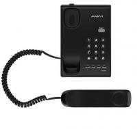 Телефон проводной MAXVI CS-02 black черный фото