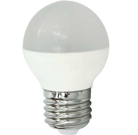 Светодиодная лампа ECOLA K7QV80ELC LED 8,0W G45 220V E27 4000K шар 75х45 фото