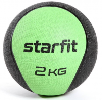 Медбол высокой плотности STARFIT GB-702 2 кг, зеленый, шт фото