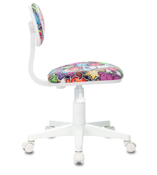 Кресло детское Бюрократ CH-W201NX мультиколор маскарад крестов. пластик пластик белый CH-W201NX/MASK фото