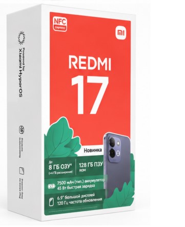Смартфон Xiaomi Redmi 17 4/128Gb Blue (Синий) фото