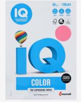 Бумага IQ "Color neon" А4, 80г/м2, 100л. (розовый неон) фото