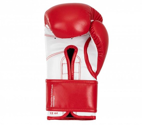 Перчатки боксерские Clinch Fight 3.0 красно-белые (вес 8 унций) фото