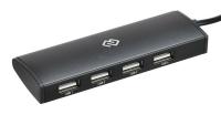 Разветвитель USB-C Digma HUB-4U2.0-UC-B 4порт. черный фото