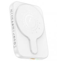 Аккумулятор внешний HOCO J117 Esteem 5000mAh, MagSafe белый фото