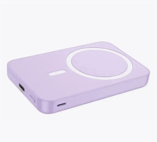 Аккумулятор внешний HOCO J109 Easy 5000mAh, MagSafe фиолетовый фото
