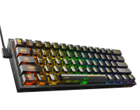 Клавиатура игровая Redragon Fizz  RGB красные свитчи,прозрачный черный фото