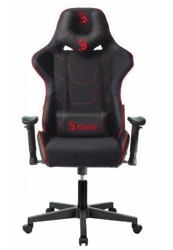 Кресло игровое A4Tech Bloody GC-400 черный/красный с подголов. крестов. пластик черный BLOODY GC-400 фото