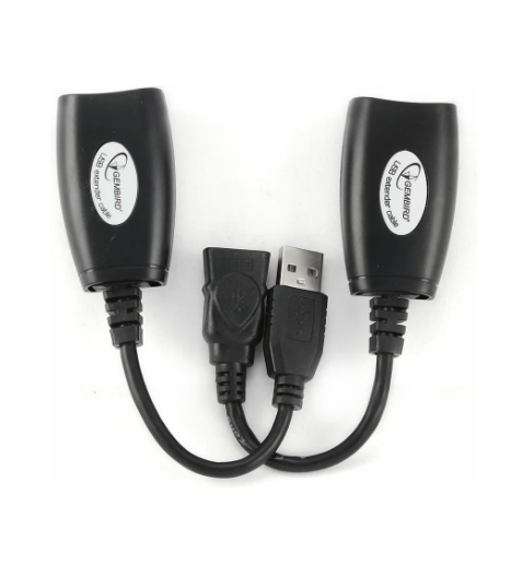 Удлинитель USB 2,0 30м по витой паре Cablexpert UAE-30M, AM-AF/RJ45Fx2 фото