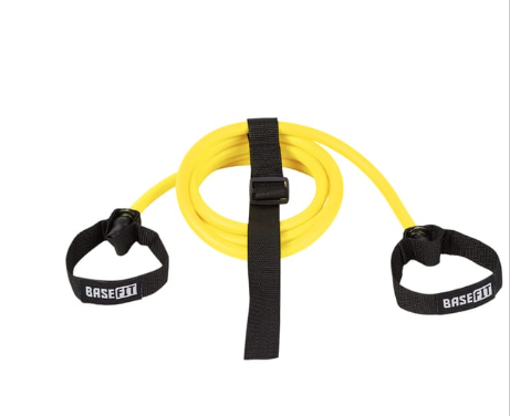 Эспандер лыжника-пловца BASEFIT ES-901 2 кг, light, 6х9х2200 мм, желтый  фото