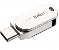 USB флеш-накопитель 32GB Netac U785C Dual, USB + TypeC, серебро USB 3.0 NT03U785C-032G-30PN фото