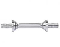 Гриф гантельный STARFIT BB-107 40 см, d=25 мм, металлический, хромированный фото