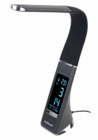Лампа настольная SONNEN SM-01B на подставке, LCD-экран, СВЕТОДИОДНАЯ, 5 Вт, черный, 238232 фото