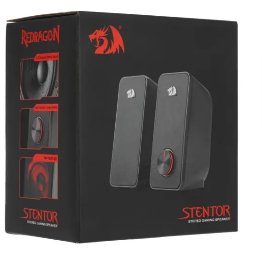 Колонки Redragon Stentor 2.0 черный фото