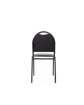 Стул для посетителей РС00Л, черный каркас, кожзам черный Код 531892 фото