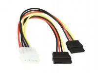 Кабель питания Gembird  CC-SATA-PSY Molex(4pin, БП) - 2xSATA (на 2 устройства) 15см фото