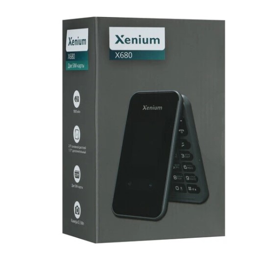 Мобильный телефон XENIUM X680 Dark Grey фото