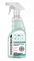 Антисептик для рук и поверхностей (спирт более 70%) 500 мл MANUFACTOR, дезинфицирующий, жидкость, сп фото