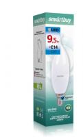 Светодиодная лампа SMARTBUY C37-9.5W/6000/E14 фото