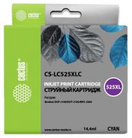 Картридж струйный Cactus CS-LC525XLC голубой (14.4мл) для Brother DCP-J100/J105/J200  фото