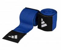 Бинты боксерские эластичные Adidas Boxing IBA Pro Hand Wrap синие (длина 3.5 м) фото