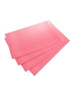 Набор ковриков для холодильника BREZO 95679, 4шт., 45х29см., розовый фото