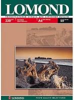 Фотобумага Lomond 0102016 A4/230г/м2/50л./белый матовое для струйной печати фото