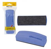 Стиратель магнитный для магнитно-маркерной доски (55х160 мм), упаковка с подвесом, BRAUBERG фото