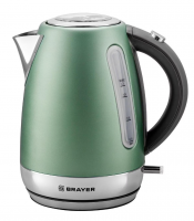 Чайник BRAYER BR6111, зеленый фото