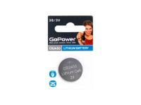 Батарейка GoPower CR2450 BL1 Lithium 3V 1шт фото