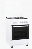 Газоэлектрическая плита NORDEN FF6406GAZW белый фото