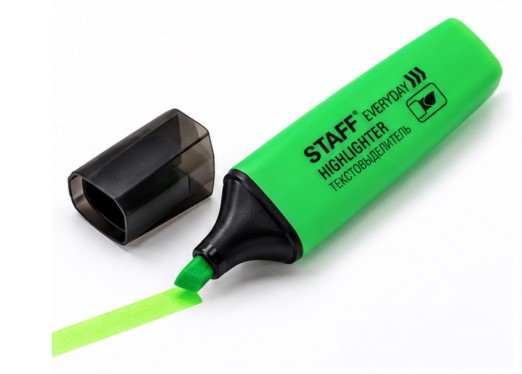 Набор текстовыделителей STAFF EVERYDAY HL-638 4шт, АССОРТИ, линия 1-5 мм, 151643 фото