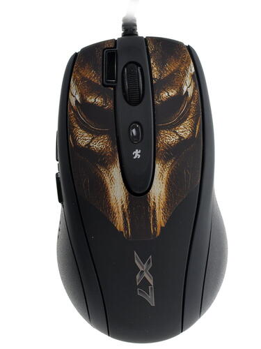 Мышь A4 XL-750BH рисунок лазерная (3600dpi) USB2.0 игровая (6but) фото