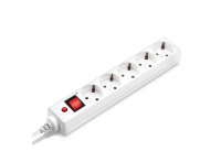 Сетевой фильтр Buro 500SH-1.8-UPS-W 1.8м (5 розеток) белый фото