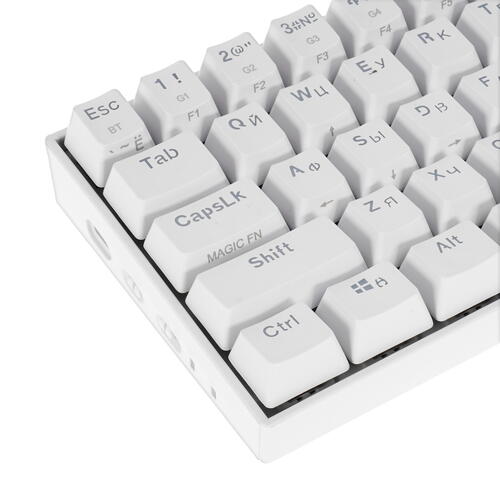 Клавиатура Redragon Draconic RGB bluetooth 5.0 White фото