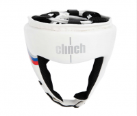 Шлем боксерский Clinch Olimp белый (размер M) C112  фото
