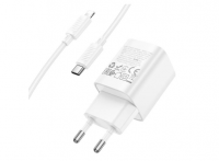 Зарядное устройство HOCO C148Aai 1Type-C PD 30W , White (белый) (6942007630313) фото