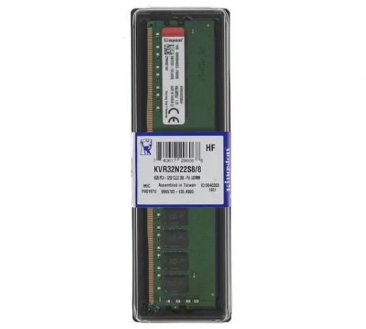 Оперативная память DDR4 8Gb (PC-25600) 3200MHz Kingston KVR32N22S8/8 фото