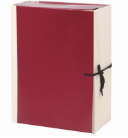 Папка для бумаг архивная А4 (225х310 мм), 120 мм, 4 завязки, бумвинил, корешок - коленкор, 123201 фото