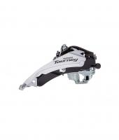 Переключатель скоростей передний Shimano, FD-TY500-TS6, TOURNEY,нижн. хомут, DUAL-PULL,FOR REAR 6/7- фото