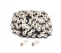 Цепь KMC 118 зв. (Х-11) с замком 11 скр. инд. уп. (пласт. бокс) 3202639-11 фото