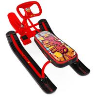 Снегокат Ника "Тимка спорт 1+" граффити на красном ТС1+/GR фото