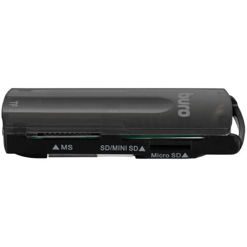 Устройство чтения карт памяти Buro BU-CR-108 черный фото