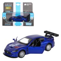 ТМ "Автопанорама" Машинка металлическая 1:43 Maserati Gran Turismo MC GT4, синий, откр. двери, инерц фото