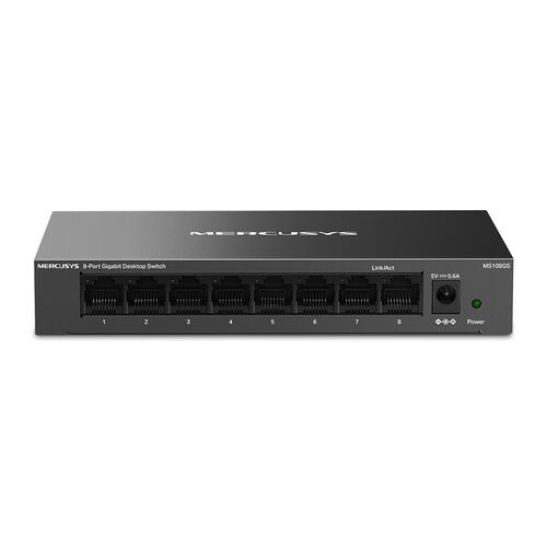 Коммутатор Mercusys MS108GS 8x1Гбит/с неуправляемый фото