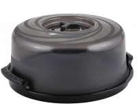 Крышка для СВЧ SUGAR&SPICE SE229111032 D250мм с поддоном, черный фото