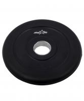 Диск обрезиненный STARFIT BB-202 2,5 кг, d=26 мм, стальная втулка, черный фото